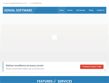 Tablet Screenshot of genialsoftware.com